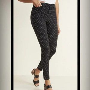 Old Navy Mid Rise Pixie Polka Dot Pants
